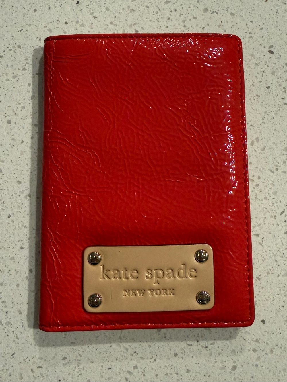 Kate Spade Patent Leather Passport Holder